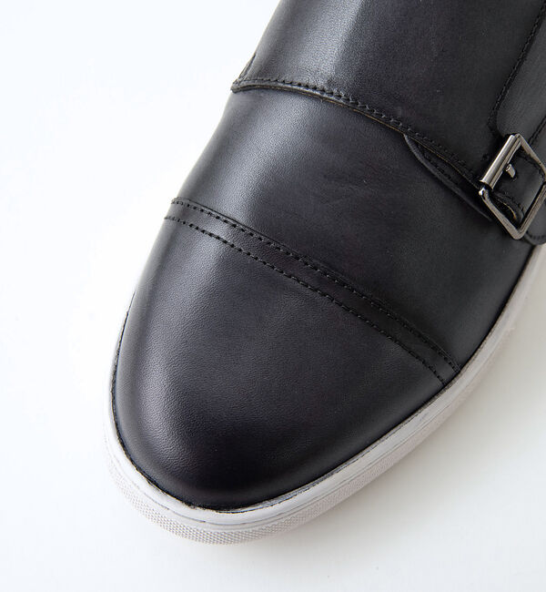 alfredoBANNISTER「【WEB限定】ダブルモンク レザースニーカー」|スニーカー|