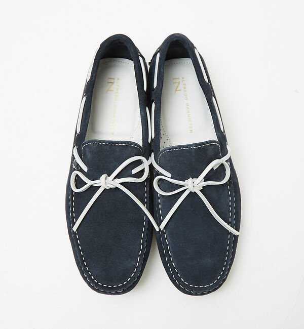 alfredoBANNISTER「ドライビングデッキシューズ」|モカシン|