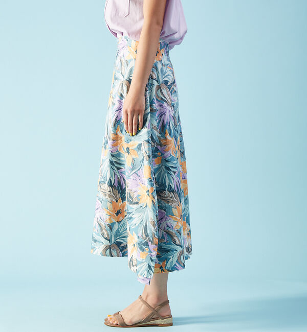 Rouge vif「フラワープリントスカート」|スカート|