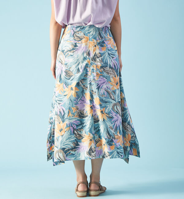 Rouge vif「フラワープリントスカート」|スカート|