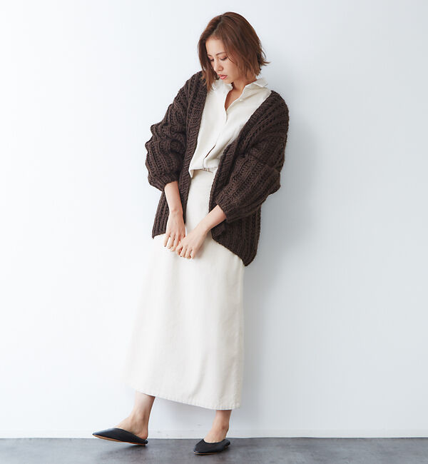 Rouge vif「ハンドニットカーディガン」|カーディガン|