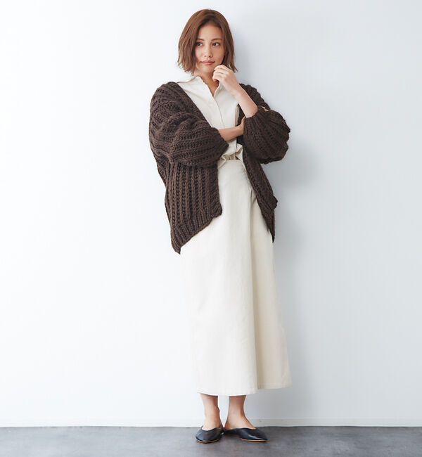 Rouge vif「ハンドニットカーディガン」|カーディガン|