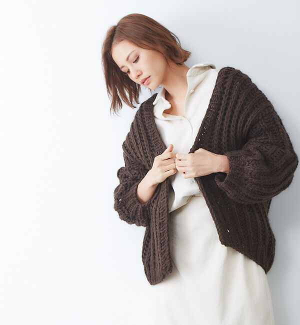 Rouge vif「ハンドニットカーディガン」|カーディガン|