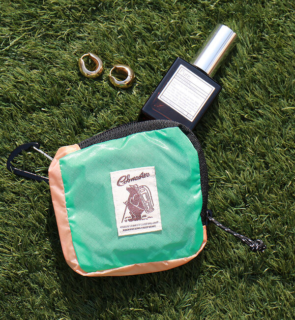 Rouge vif「【COBMASTER】ミニポーチ / コーデュラナイロン / L ZIPウォレッ」|ポーチ|ライトブルー