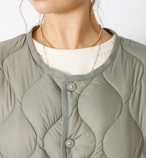 Rouge vif「【TAION / タイオン】ミリタリー クルーネック ダウンジャケット / ソフ」|ダウン|