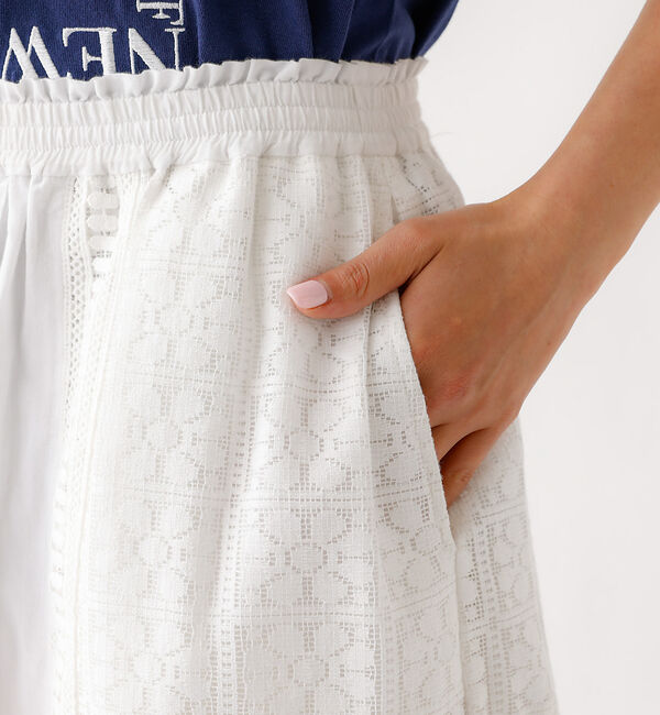 Rouge vif「【nap / ナップ】Textured Detail Skirt / テキスタイ」|スカート|
