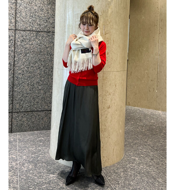 Rouge vif「【定番人気】【2025AW新作】【TWEEDMILL/ツイードミル】大判ストール」|マフラー|