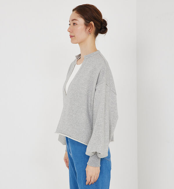 qualite「キーネックオーバースウェット」|スウェット・ジャージ|