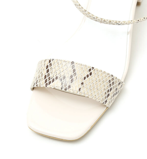 AU BANNISTER「【販売店舗限定】ダブルストラップブロックヒールサンダル」|サンダル|