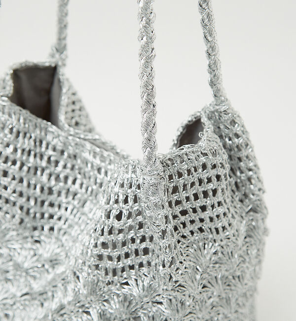 LOWELL things「●SOEUR/マクラメメタリックトートバック」|トートバッグ|