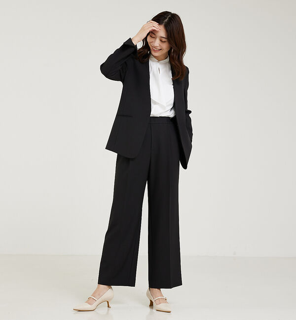 abahouse mavie「【WEB Domani掲載】【エニデイカセット】ノーカラージャケット」|ノーカラージャケット|