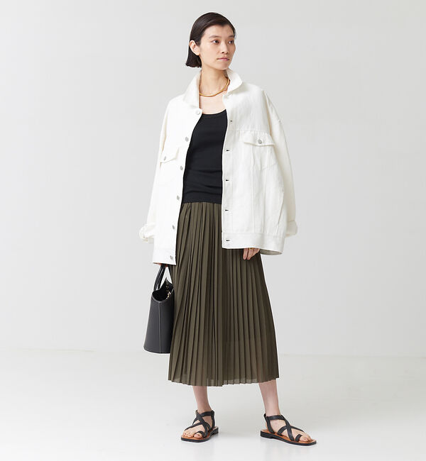 The Store by C' 「【COCUCA】プリーツジャージスカート」|スカート|