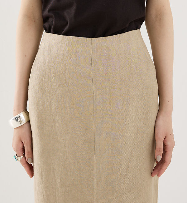 The Store by C' 「【COCUCA】リネンストレートスカート」|スカート|