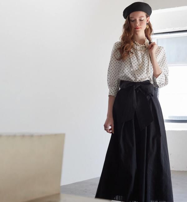 TIARA「リボンフレアスカート」|スカート|