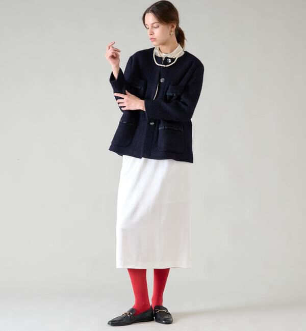 TIARA「フラップポケットセミタイトスカート」|スカート|