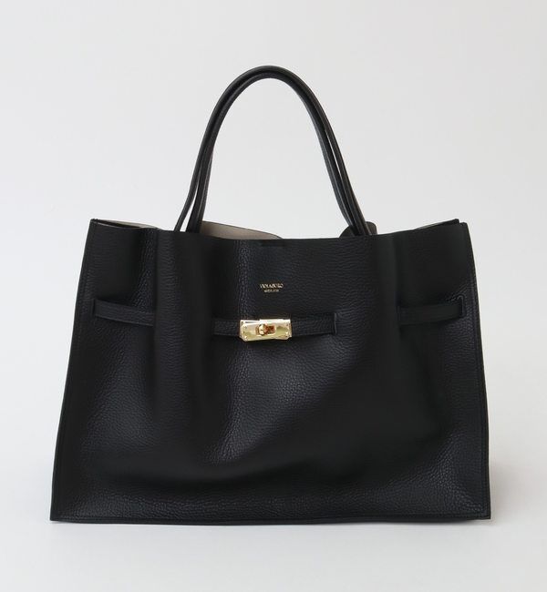 TIARA「【VIOLAd'ORO/ヴィオラドーロ】レザーバッグ（V-1497）」|トートバッグ|ブラック