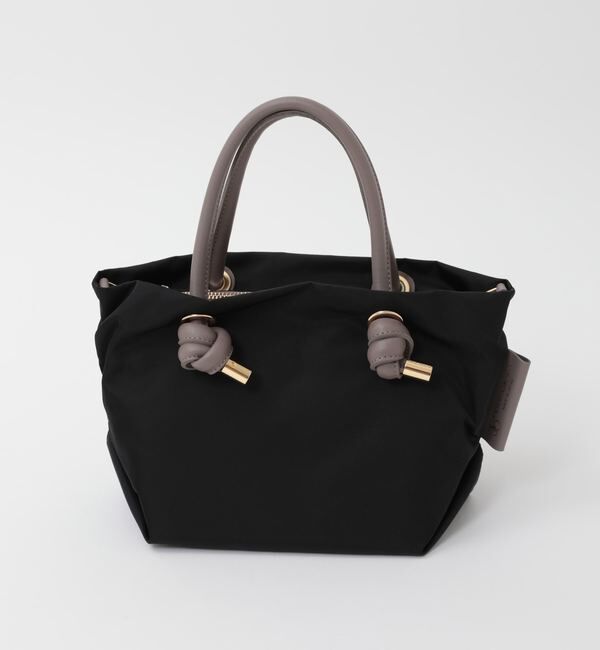 TIARA「【VIOLAd'ORO/ヴィオラドーロ】ナイロントートバッグ（V-2197）」|トートバッグ|ブラック&times;トープ