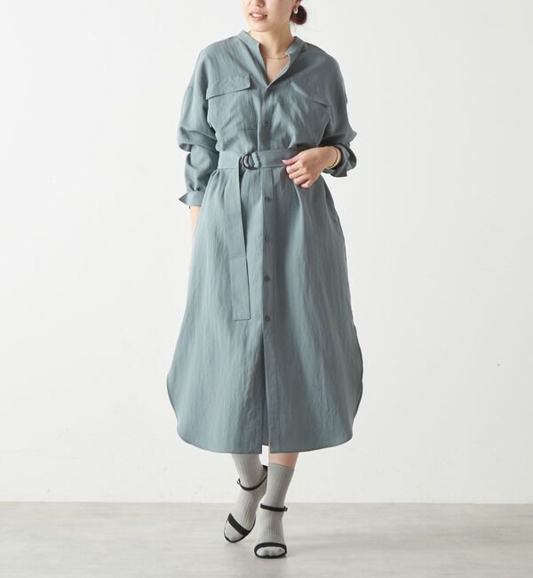 Liesse「フィブリルシャツワンピース」|その他|