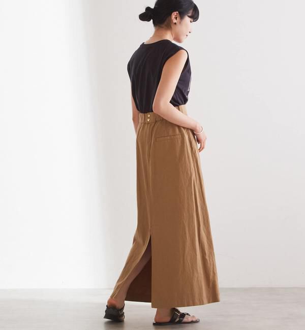 Liesse「Aラインロングスカート（セットアップ対応可）」|スカート|