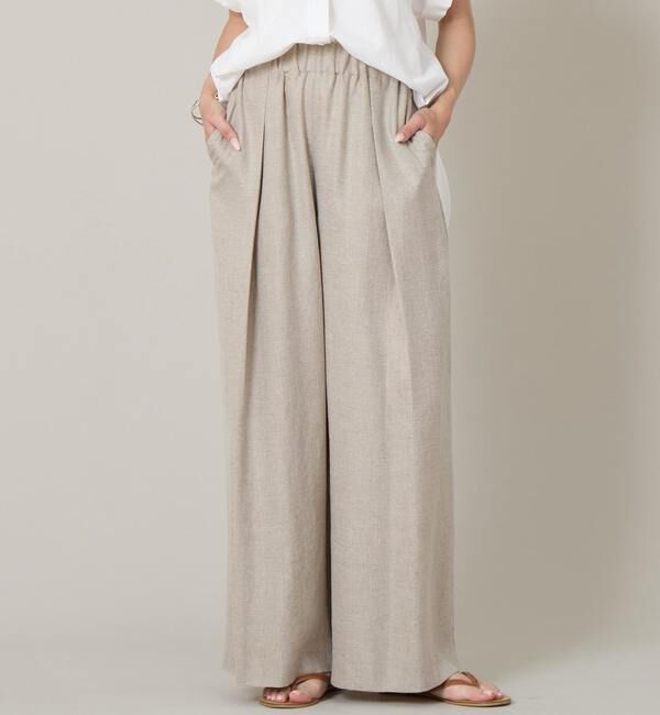 Liesse「ワイドギャザーパンツ（セットアップ対応）」|その他|キナリ