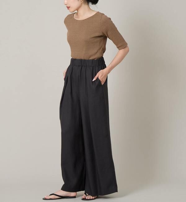 Liesse「ワイドギャザーパンツ（セットアップ対応）」|その他|