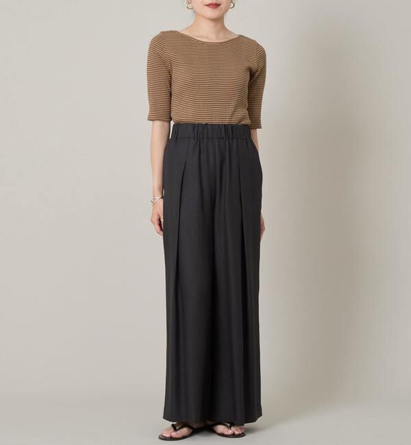 Liesse「ワイドギャザーパンツ（セットアップ対応）」|その他|