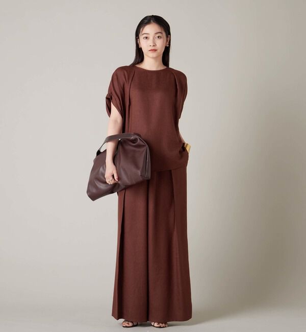 Liesse「ワイドギャザーパンツ（セットアップ対応）」|その他|