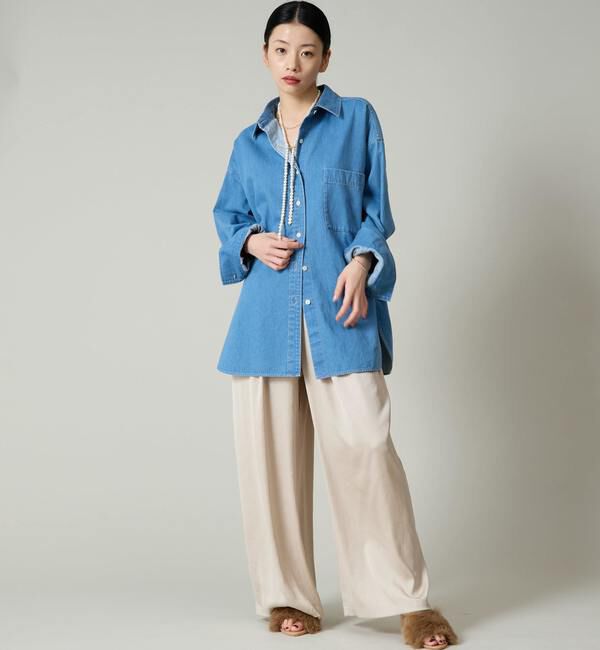 Liesse「デニムシャツ」|シャツ・ブラウス|