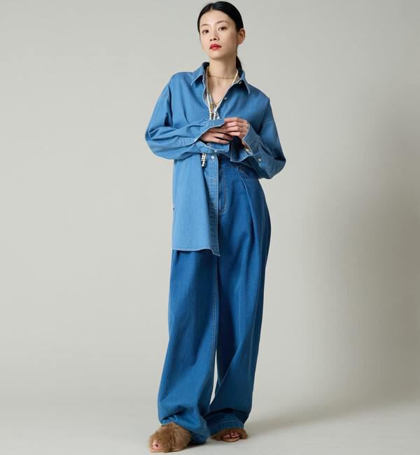 Liesse「デニムシャツ」|シャツ・ブラウス|