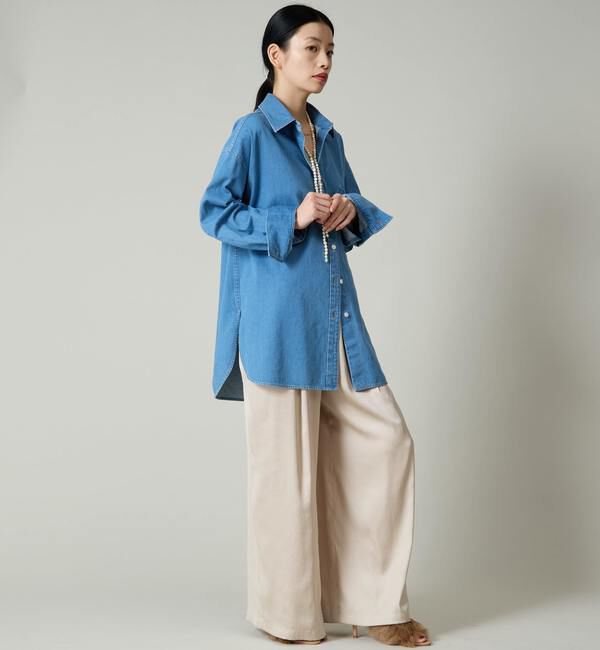 Liesse「デニムシャツ」|シャツ・ブラウス|