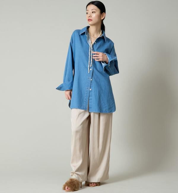 Liesse「デニムシャツ」|シャツ・ブラウス|