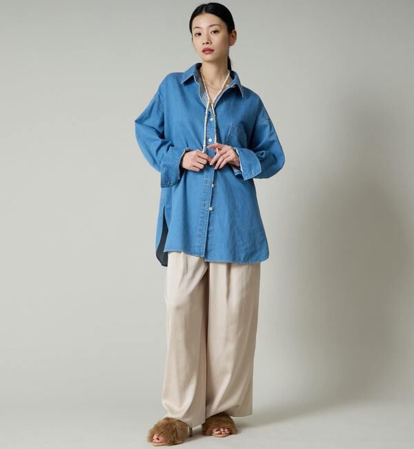 Liesse「デニムシャツ」|シャツ・ブラウス|