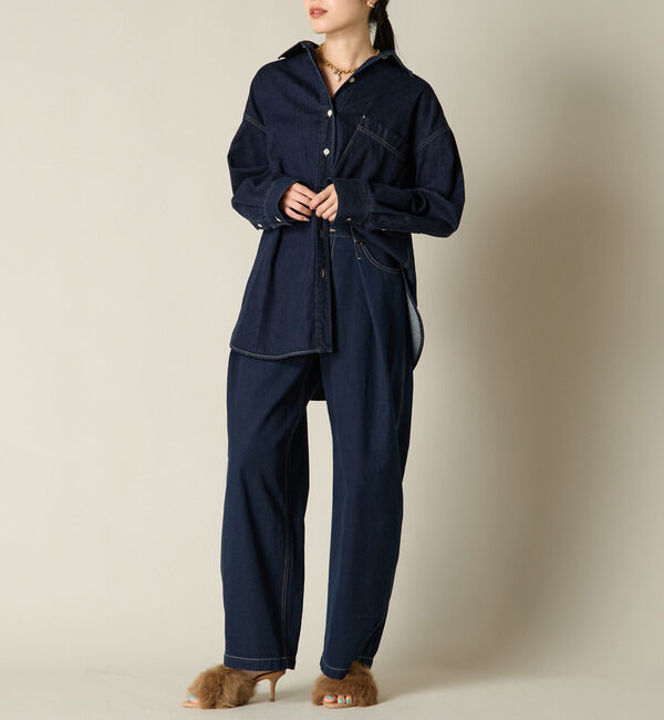 Liesse「デニムシャツ」|シャツ・ブラウス|