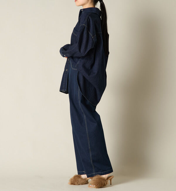 Liesse「デニムシャツ」|シャツ・ブラウス|