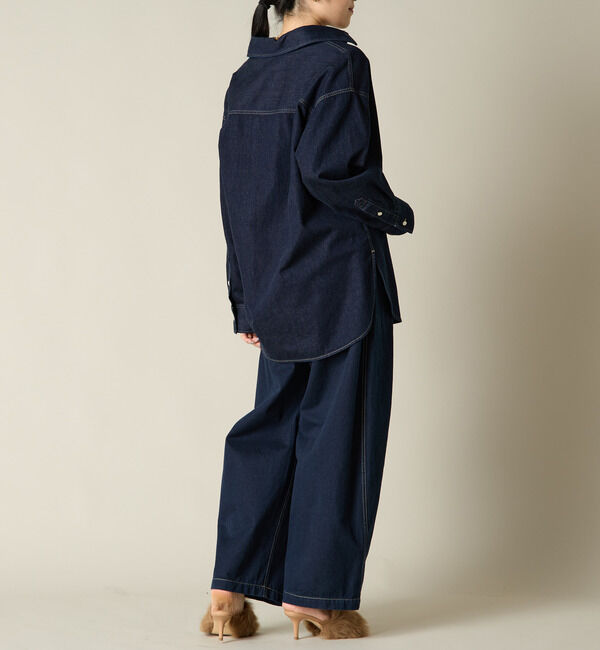 Liesse「デニムシャツ」|シャツ・ブラウス|