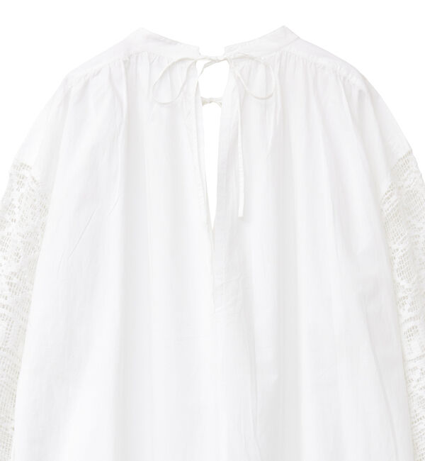 Liesse「【Sara mallika/サラ マリカ】GEOMETRIC LACE JOINT DRESS」|ワンピース|