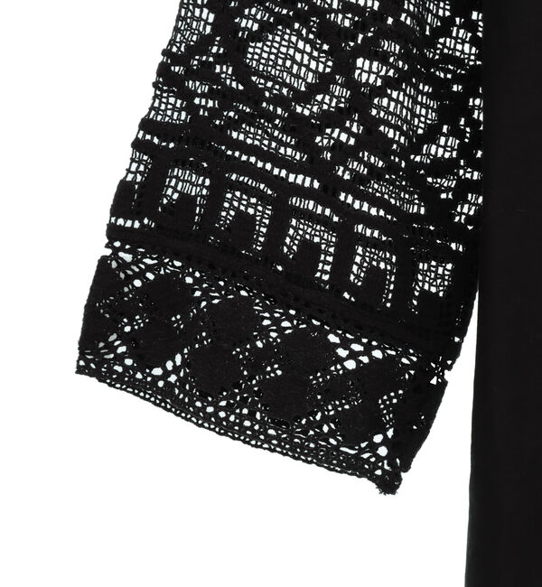 Liesse「【Sara mallika/サラ マリカ】GEOMETRIC LACE JOINT DRESS」|ワンピース|