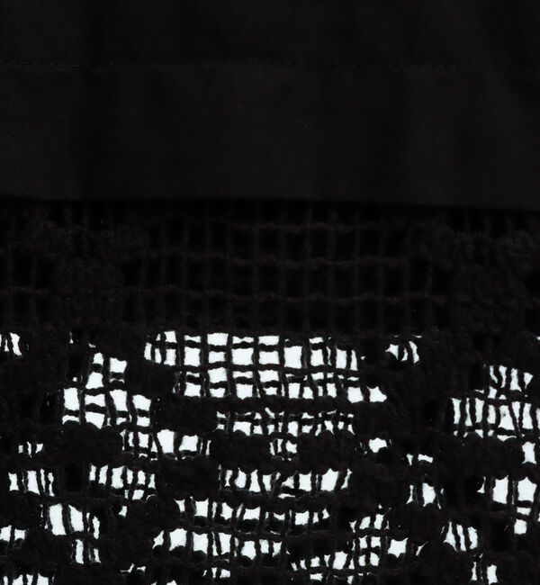 Liesse「【Sara mallika/サラ マリカ】GEOMETRIC LACE JOINT DRESS」|ワンピース|