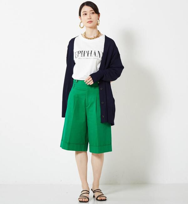 Soffitto「配色アウトリンキングニットカーデ」|カーディガン|