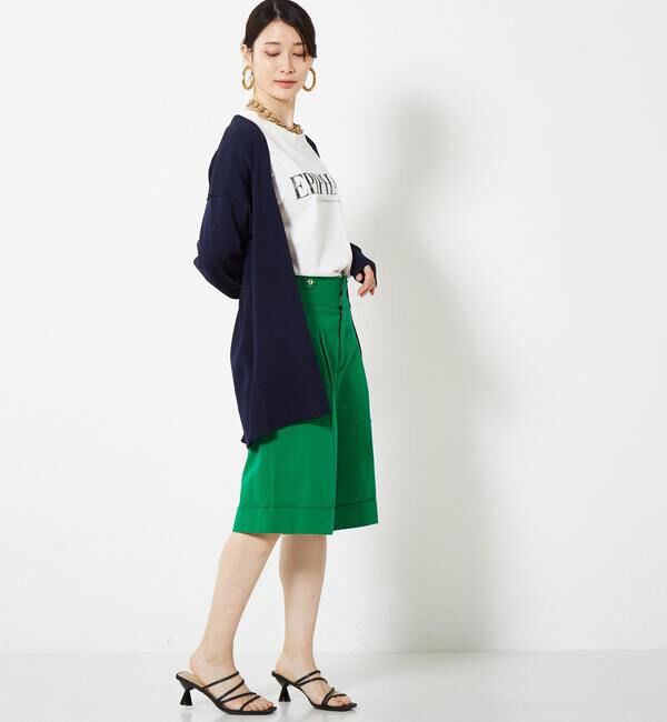 Soffitto「配色アウトリンキングニットカーデ」|カーディガン|