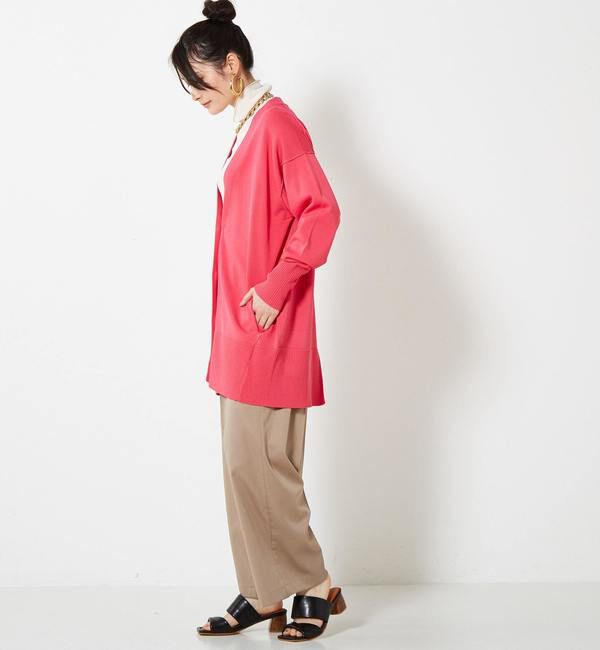 Soffitto「配色アウトリンキングニットカーデ」|カーディガン|