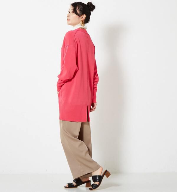 Soffitto「配色アウトリンキングニットカーデ」|カーディガン|