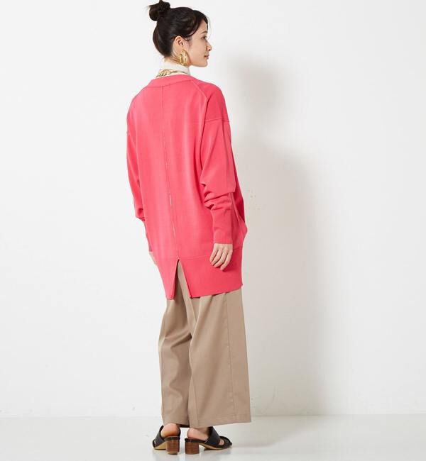 Soffitto「配色アウトリンキングニットカーデ」|カーディガン|