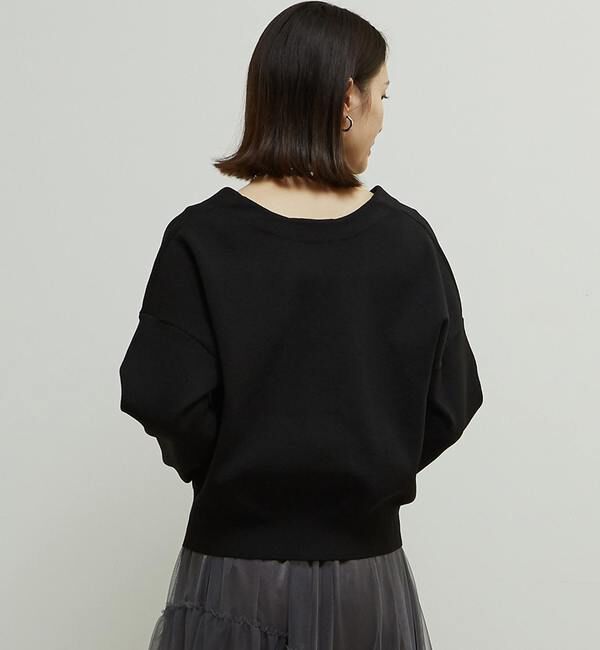 Soffitto「リブ編み前後2WAYニットカーディガン」|カーディガン|