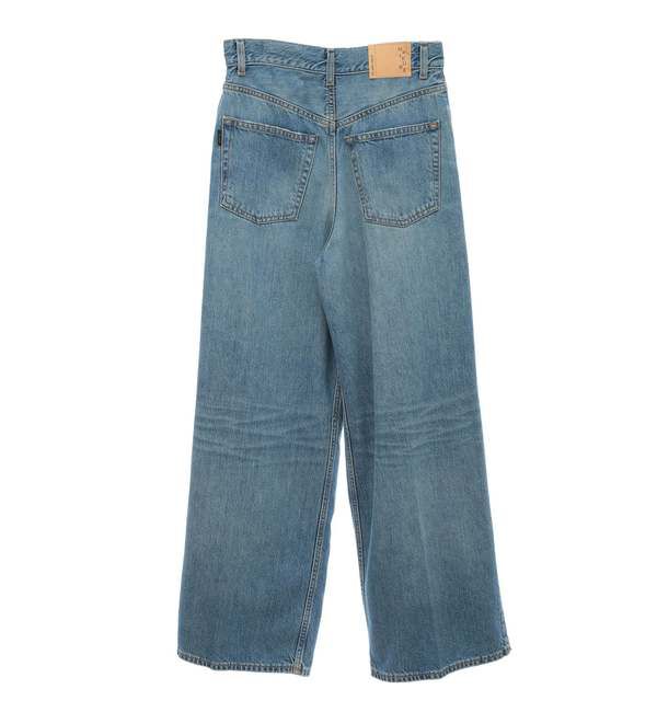 A_「【HAIKURE/ハイクル】CANDY BLUE TENCEL ASIASN FITテンセル混タックデニムパンツ」|デニム|