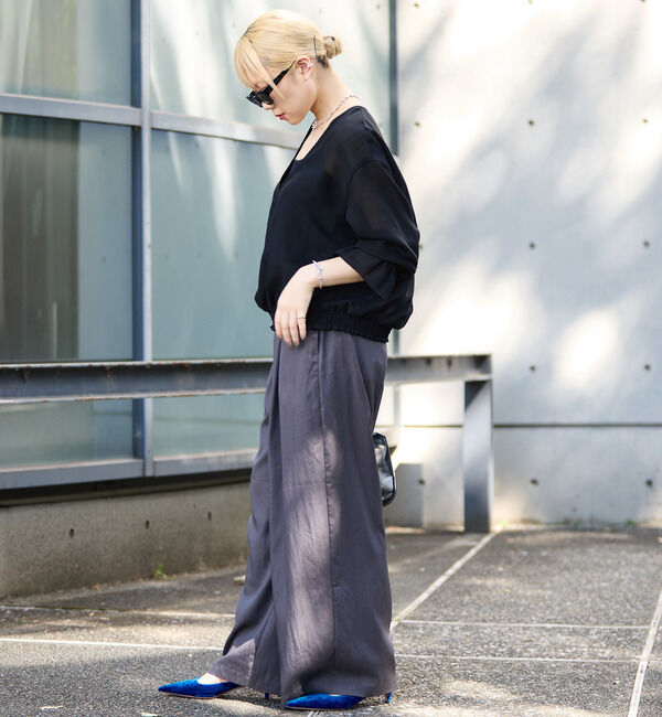 Soffitto「接触冷感タックリラックスパンツ」|その他|