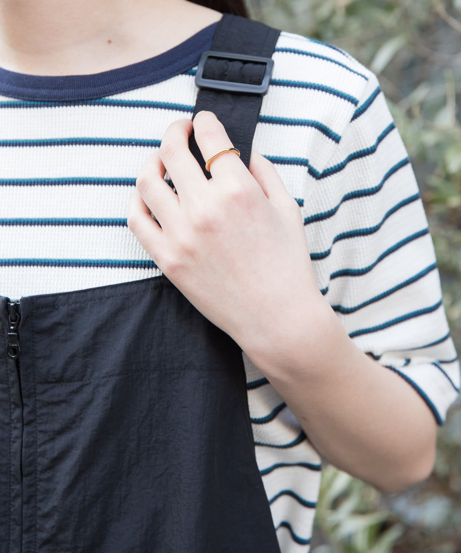 URBAN RESEARCH DOORS「FORK&SPOON　ワッフルジャガードTシャツ」|Tシャツ・カットソー|