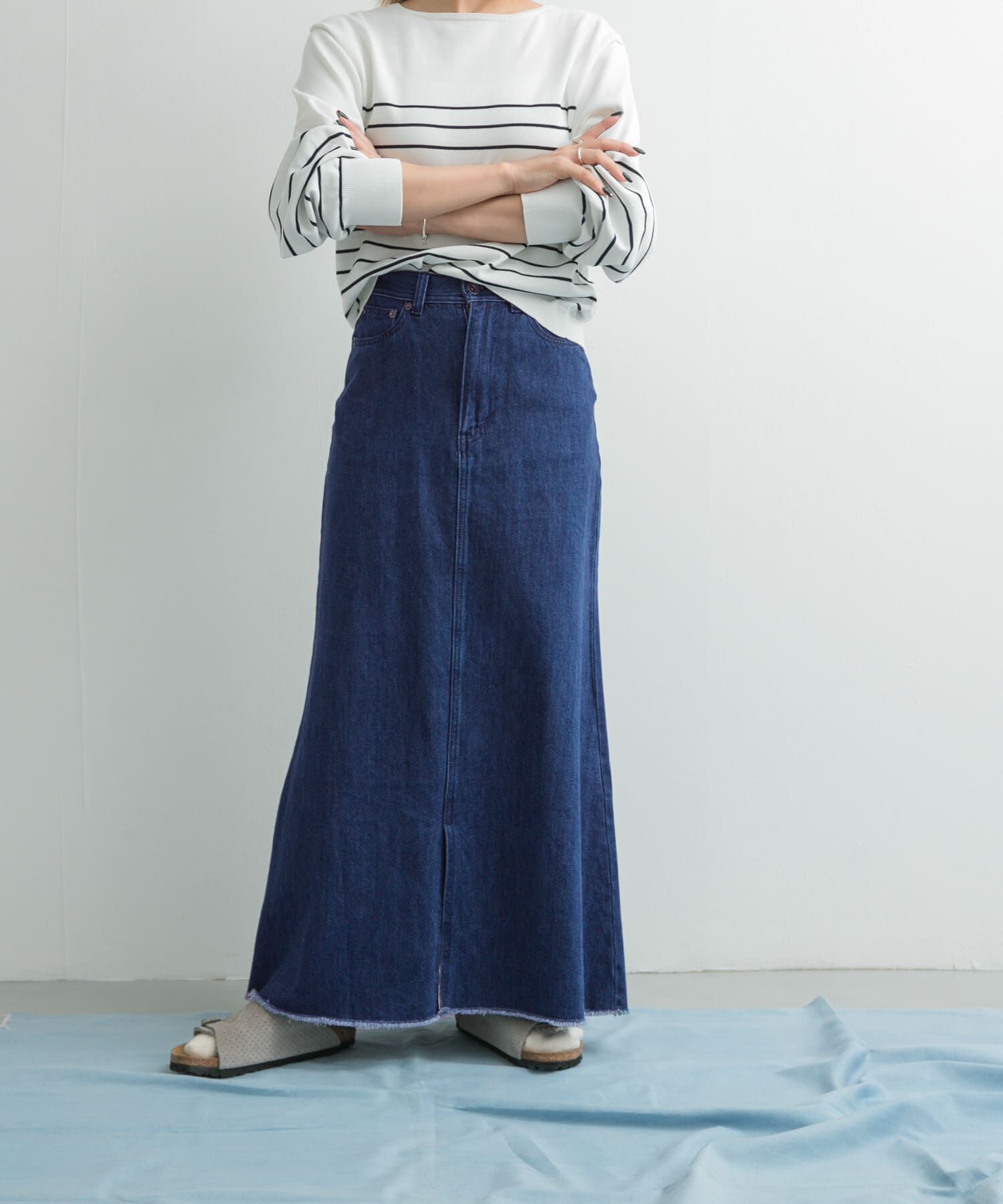 URBAN RESEARCH DOORS「Denim Flare Skirt」|スカート|