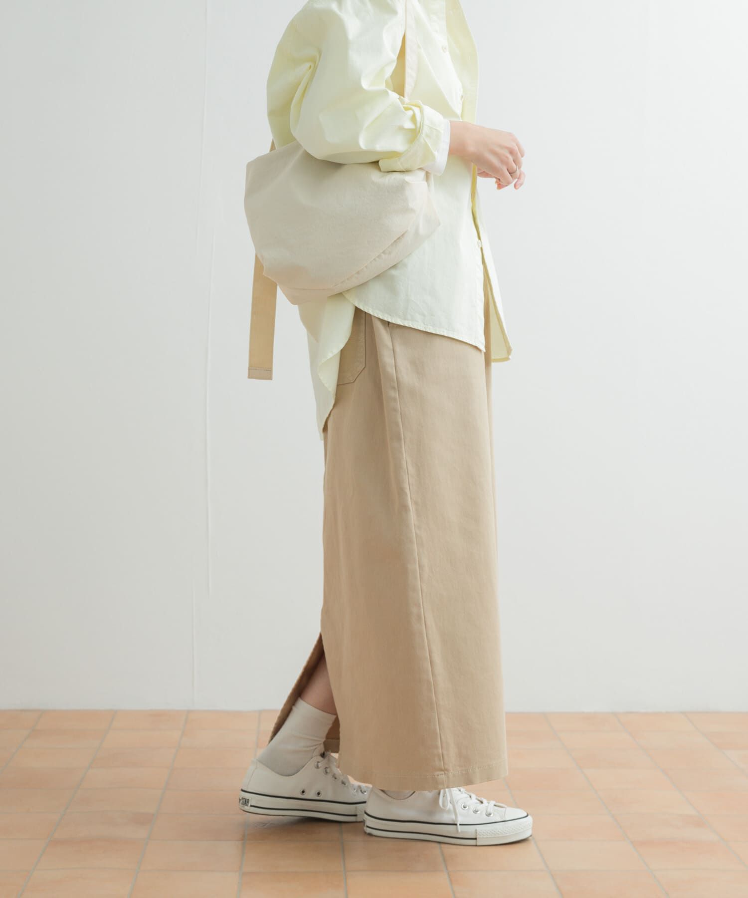 URBAN RESEARCH DOORS「製品染めカラースカート」|スカート|