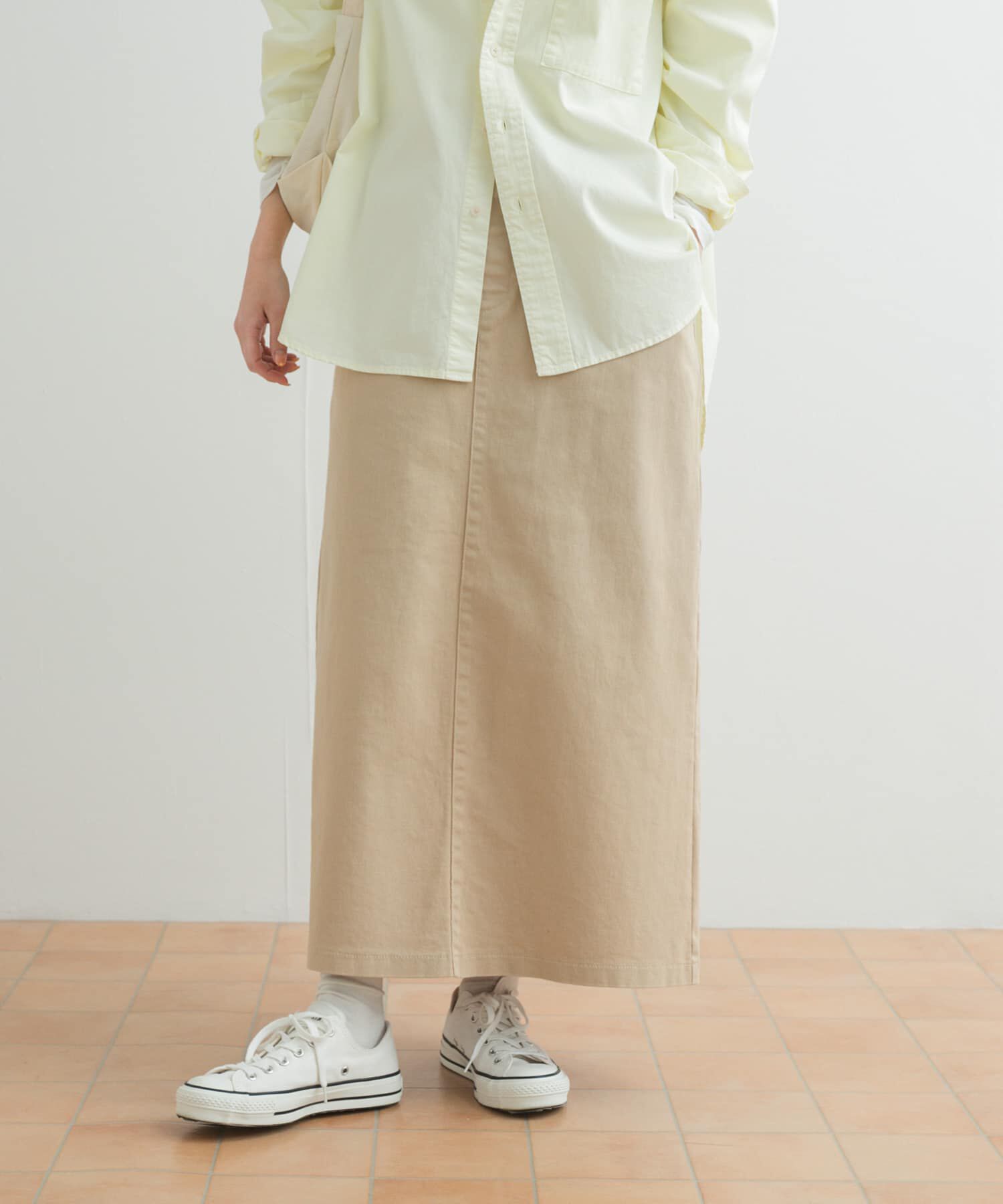 URBAN RESEARCH DOORS「製品染めカラースカート」|スカート|